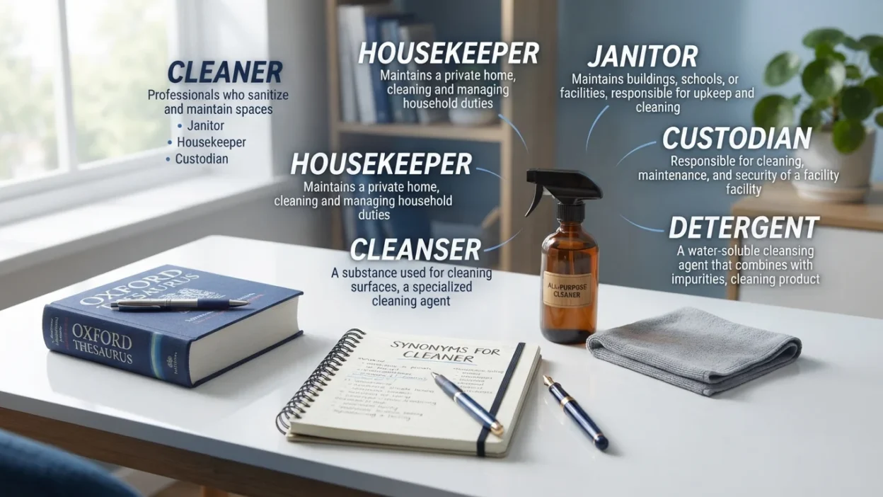 Synonyms for Cleaner