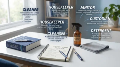 Synonyms for Cleaner
