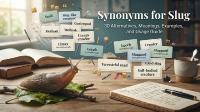 Synonyms for Slug