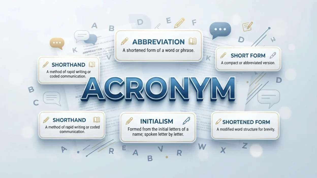 Synonyms of Acronym