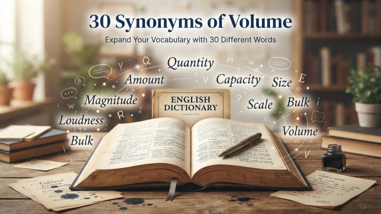 Synonyms of Volume