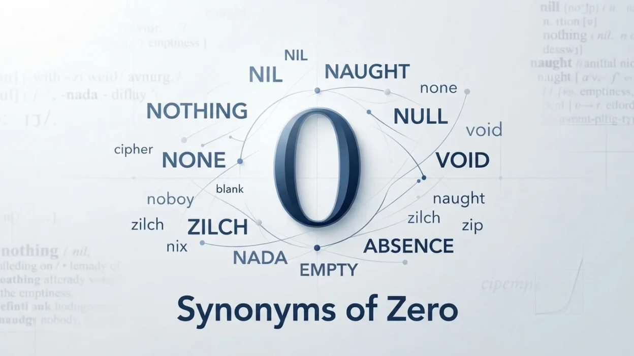 Synonyms of Zero