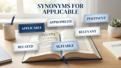 Synonyms for Applicable