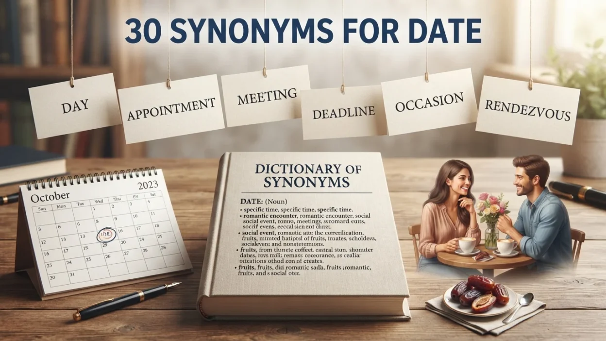 Synonyms for Date