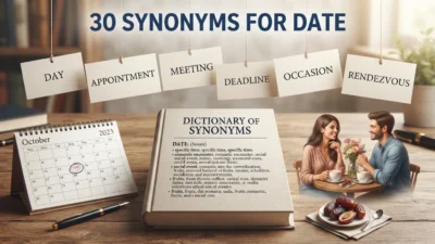 Synonyms for Date
