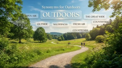 Synonyms for Outdoors