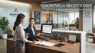Synonyms for Receptionist